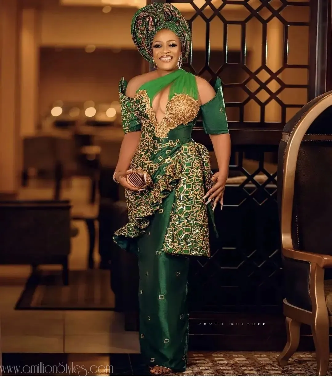 Beautiful Celebrity Asoebi Styles At Rita Dominic's Wedding