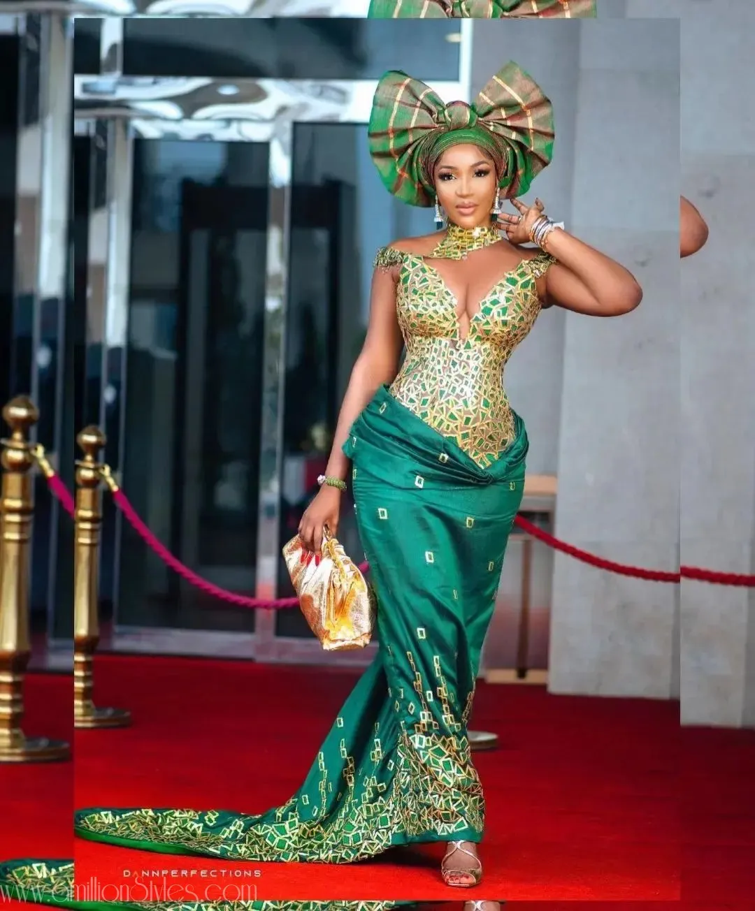Beautiful Celebrity Asoebi Styles At Rita Dominic's Wedding