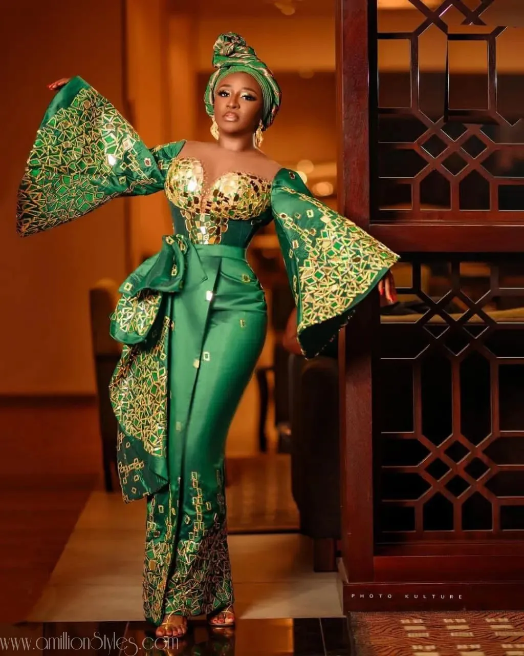 Beautiful Celebrity Asoebi Styles At Rita Dominic's Wedding