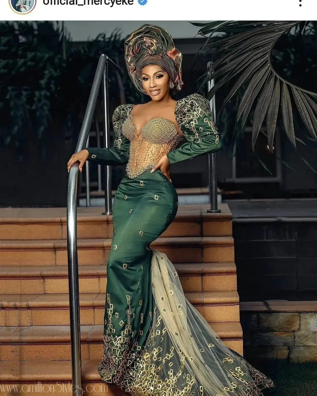 Beautiful Celebrity Asoebi Styles At Rita Dominic's Wedding