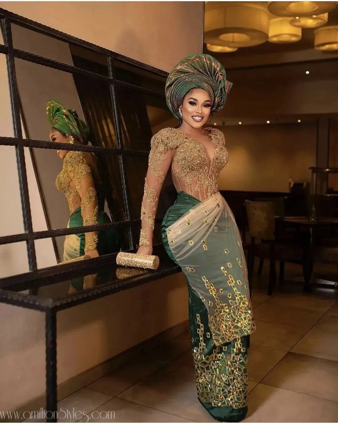 Beautiful Celebrity Asoebi Styles At Rita Dominic's Wedding