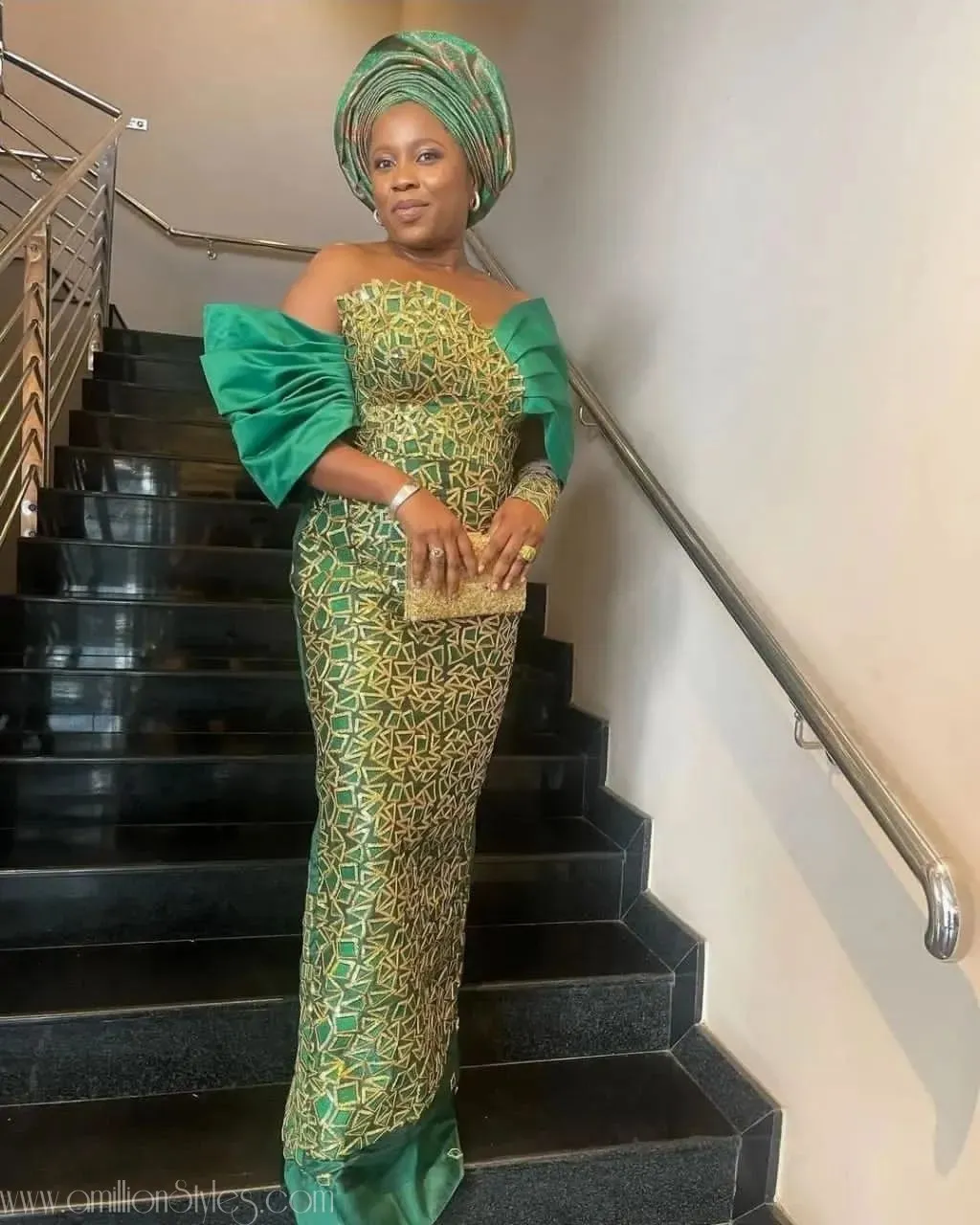Beautiful Celebrity Asoebi Styles At Rita Dominic's Wedding