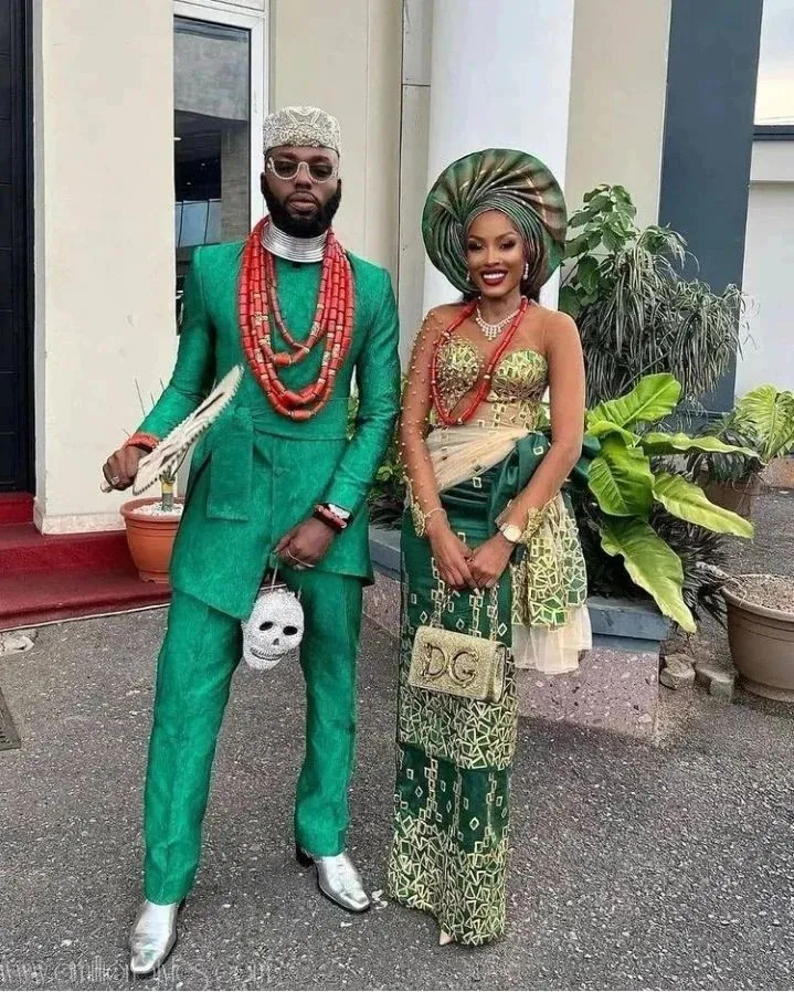 Beautiful Celebrity Asoebi Styles At Rita Dominic's Wedding