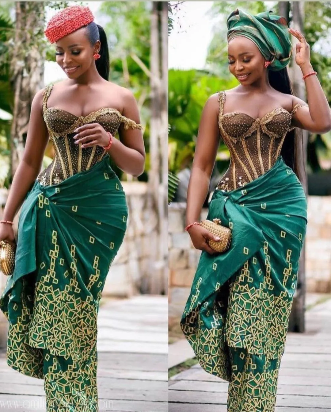 Beautiful Celebrity Asoebi Styles At Rita Dominic's Wedding