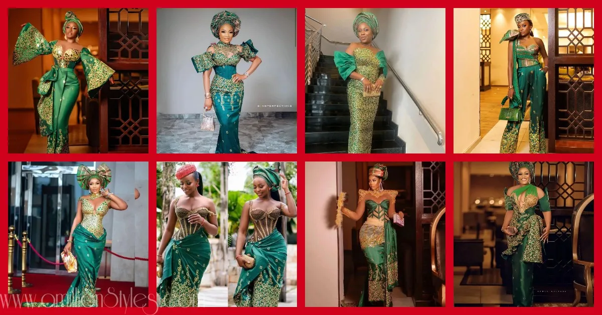 Beautiful Celebrity Asoebi Styles At Rita Dominic's Wedding
