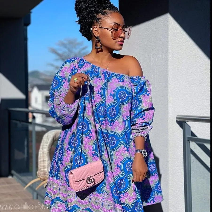 12 Fabulous Short Ankara Dresses From The Streets