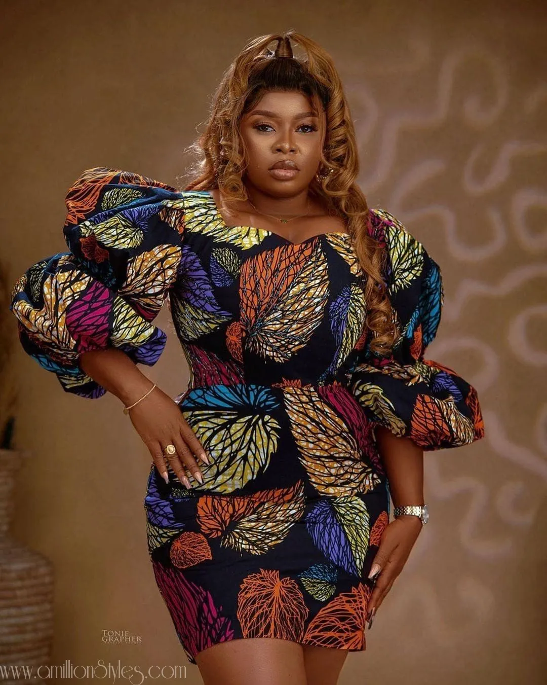 12 Fabulous Short Ankara Dresses From The Streets