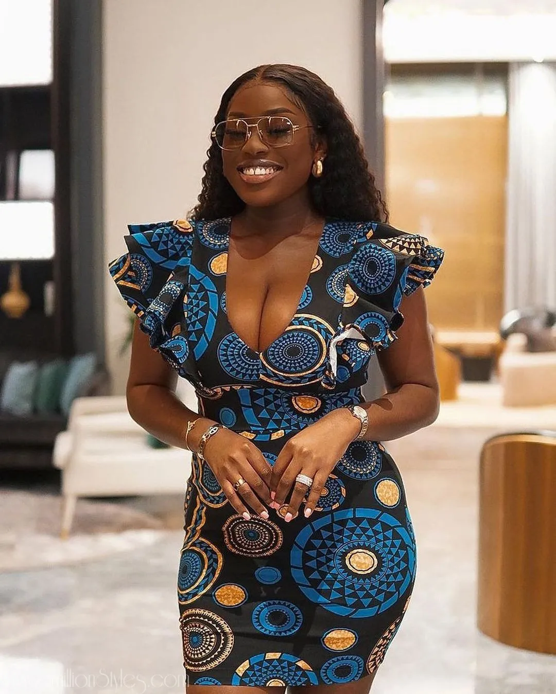 12 Fabulous Short Ankara Dresses From The Streets