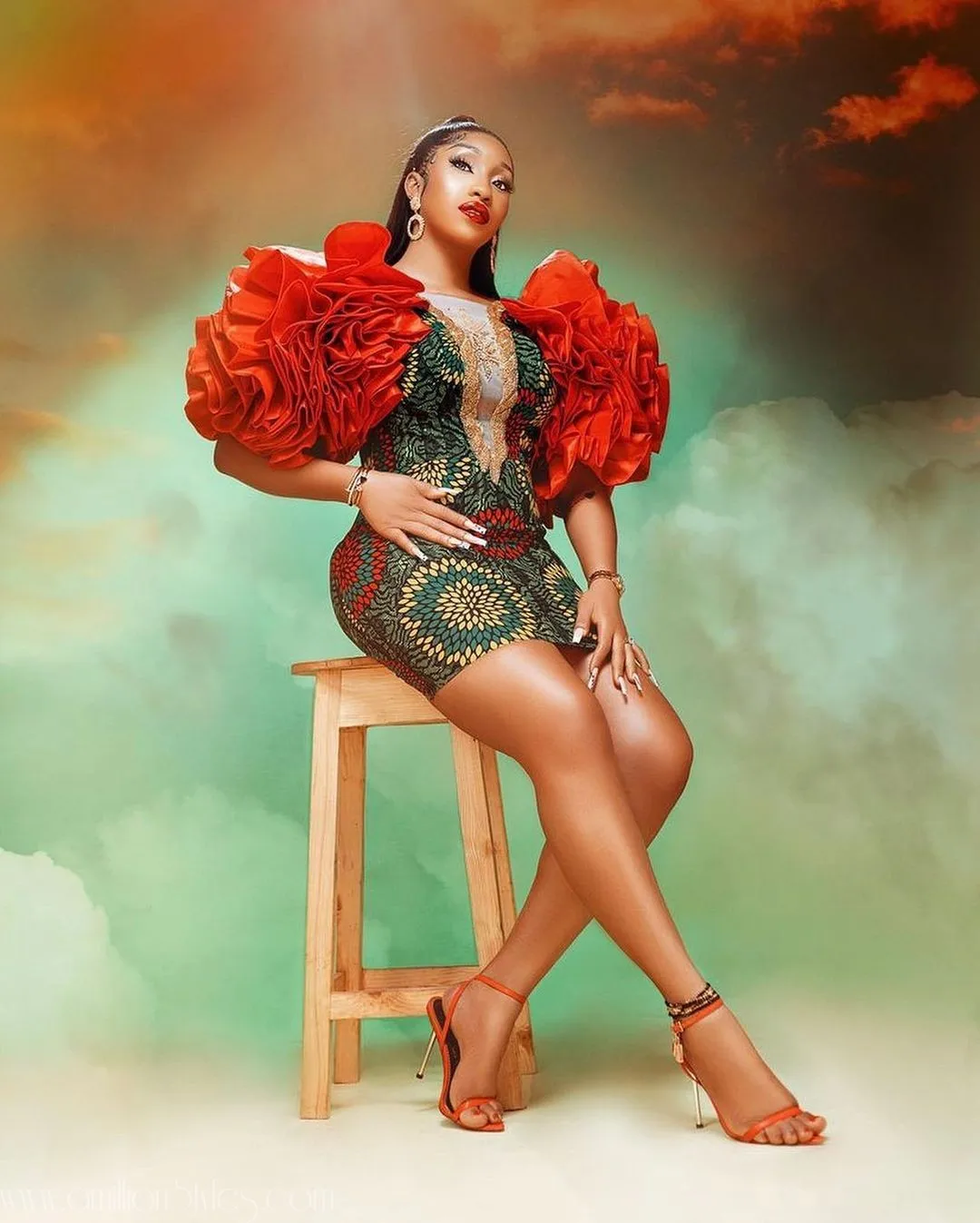 12 Fabulous Short Ankara Dresses From The Streets
