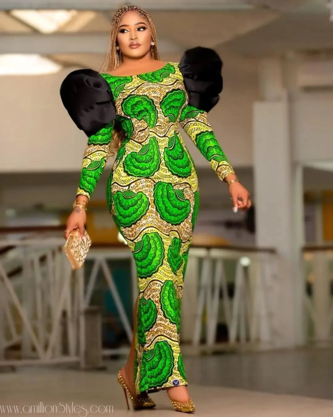 10 Beautiful Long Ankara Styles For Women