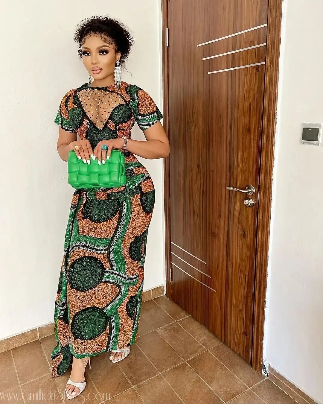 10 Beautiful Long Ankara Styles For Women