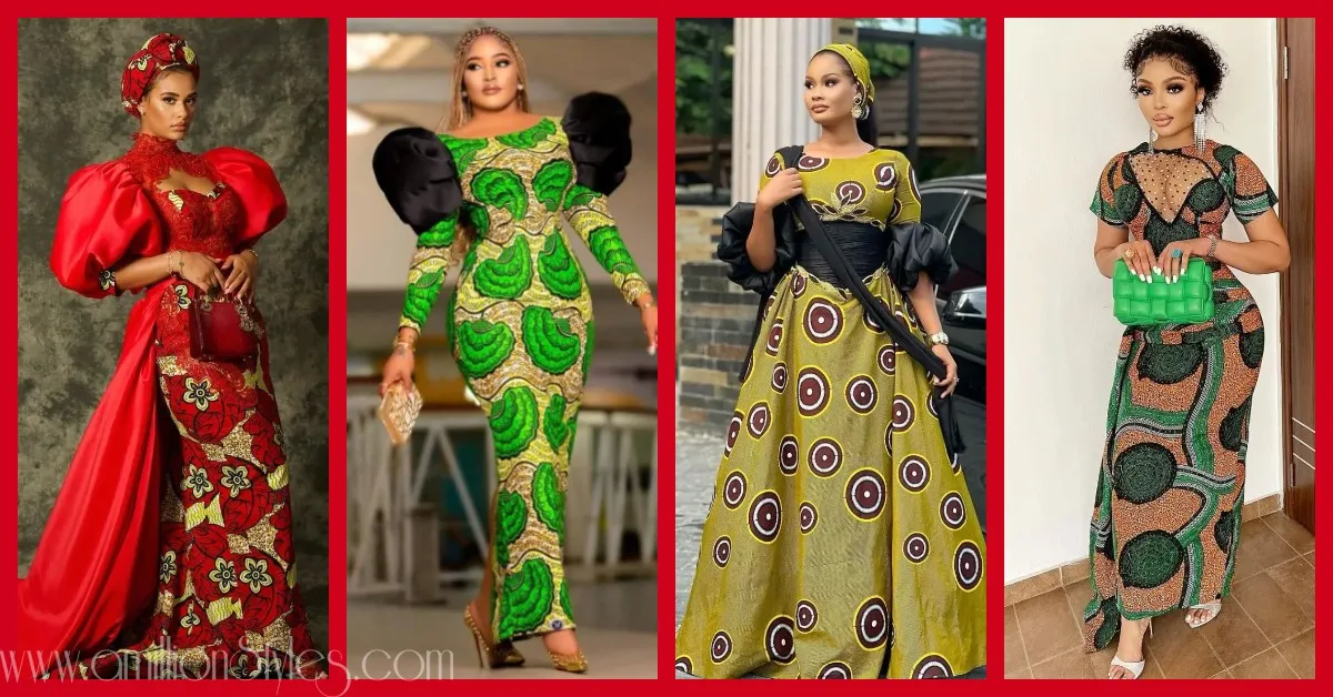 10 Beautiful Long Ankara Styles For Women