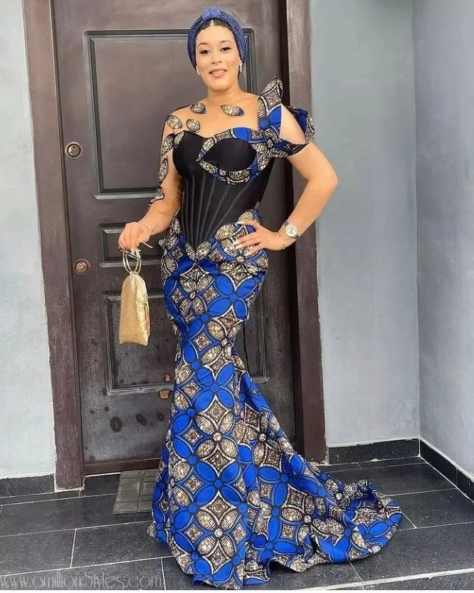 Lovely Ankara Maxi Styles For Lovely Women