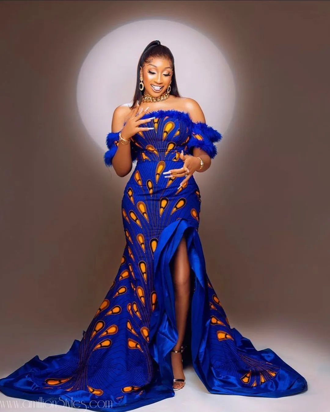 Lovely Ankara Maxi Styles For Lovely Women
