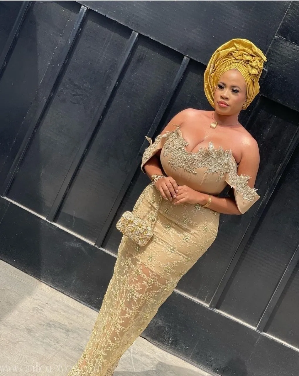 Exquisite Nigerian Lace Asoebi Styles-Volume 59