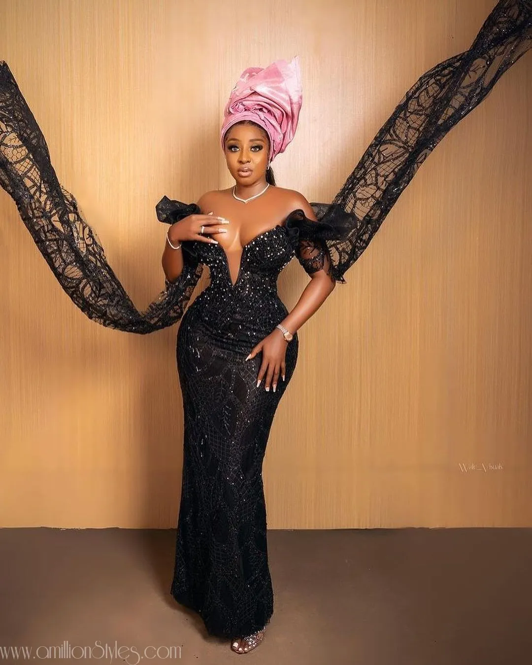 Exquisite Nigerian Lace Asoebi Styles-Volume 57