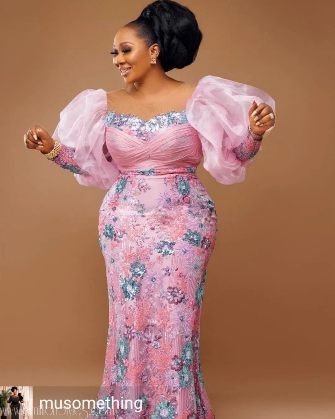 Exquisite Nigerian Lace Asoebi Styles-Volume 59