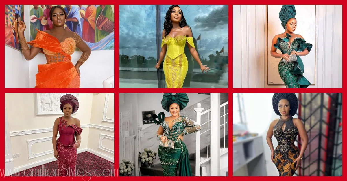 Exquisite Nigerian Lace Asoebi Styles-Volume 56