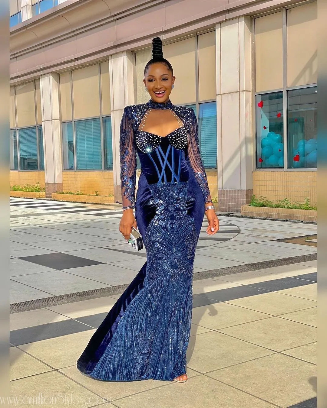 Gorgeous Nigerian Blue Lace Asoebi Styles