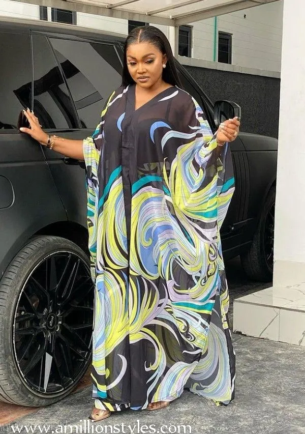 Chiffon Bubu Gown Styles for Ladies in 2022