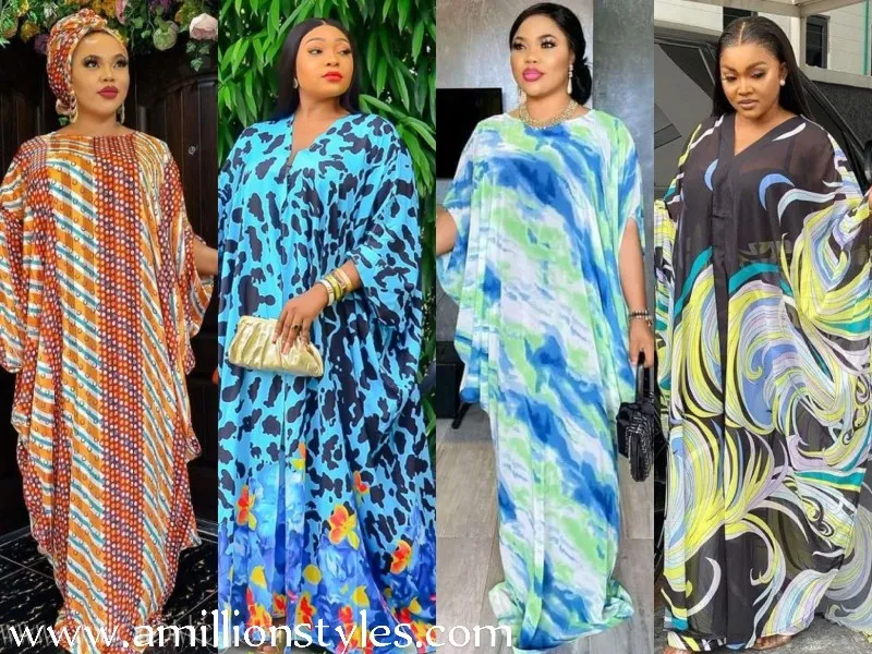 Chiffon Bubu Gown Styles for Ladies in 2022