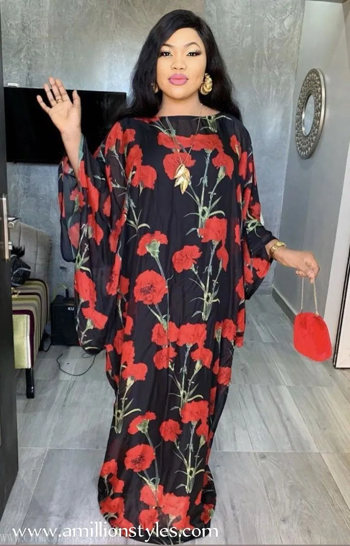 Chiffon Bubu Gown Styles for Ladies in 2022