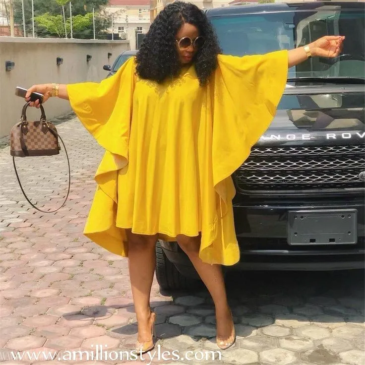 Chiffon Bubu Gown Styles for Ladies in 2022