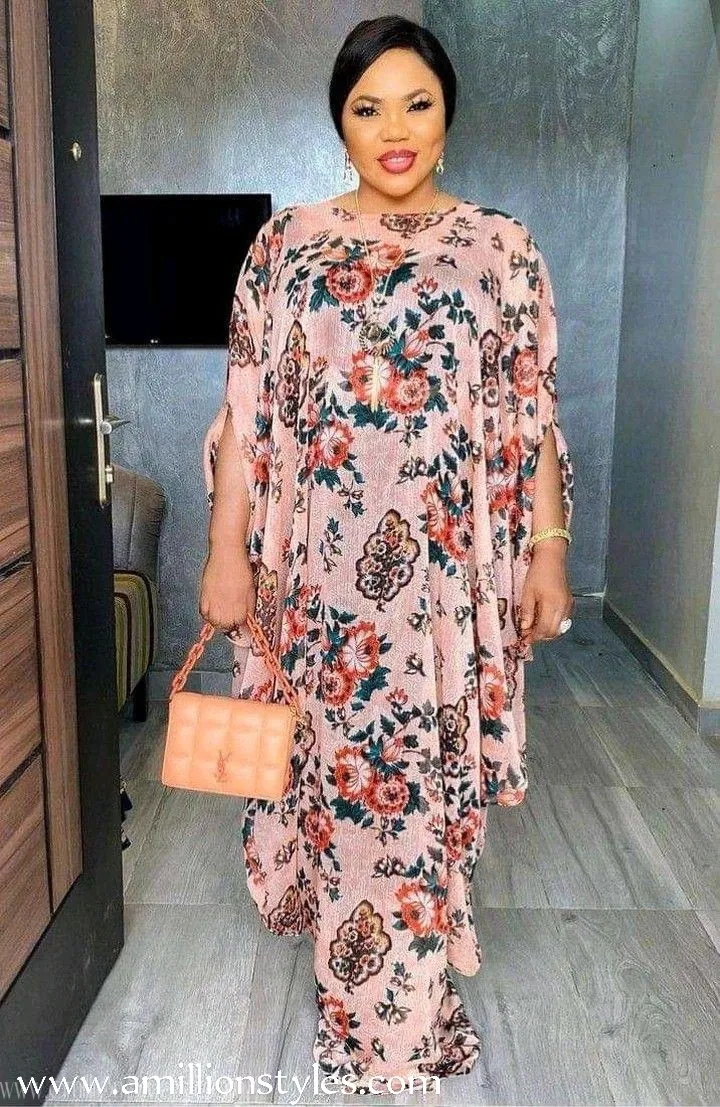 Chiffon Bubu Gown Styles for Ladies in 2022