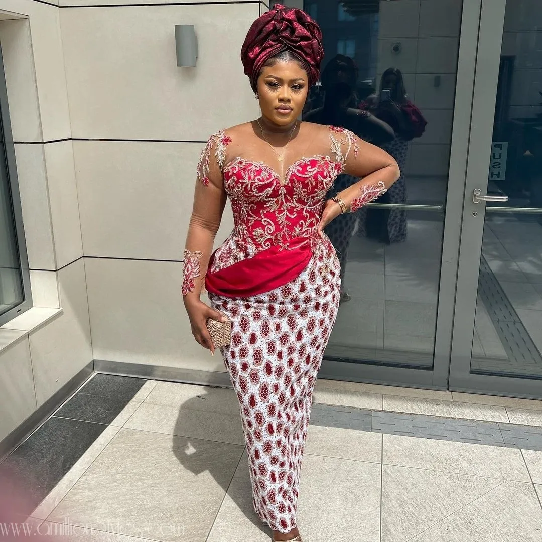 Exquisite Nigerian Lace Asoebi Styles-Volume 60