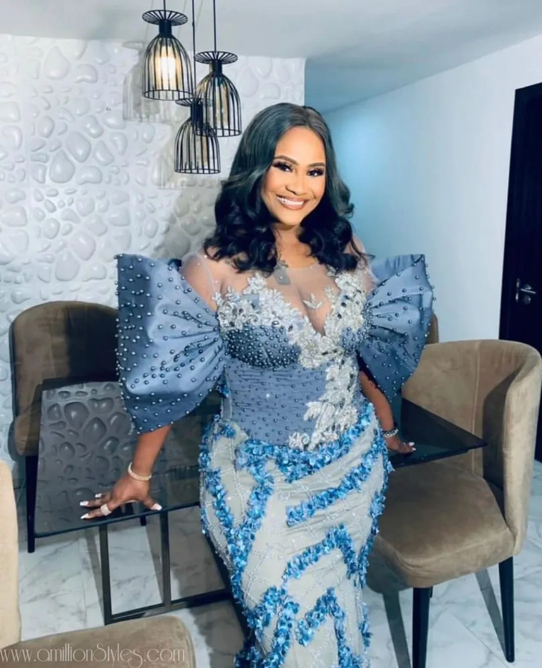 Exquisite Nigerian Lace Asoebi Styles-Volume 60