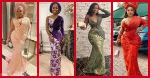 Exquisite Nigerian Lace Asoebi Styles-Volume 60