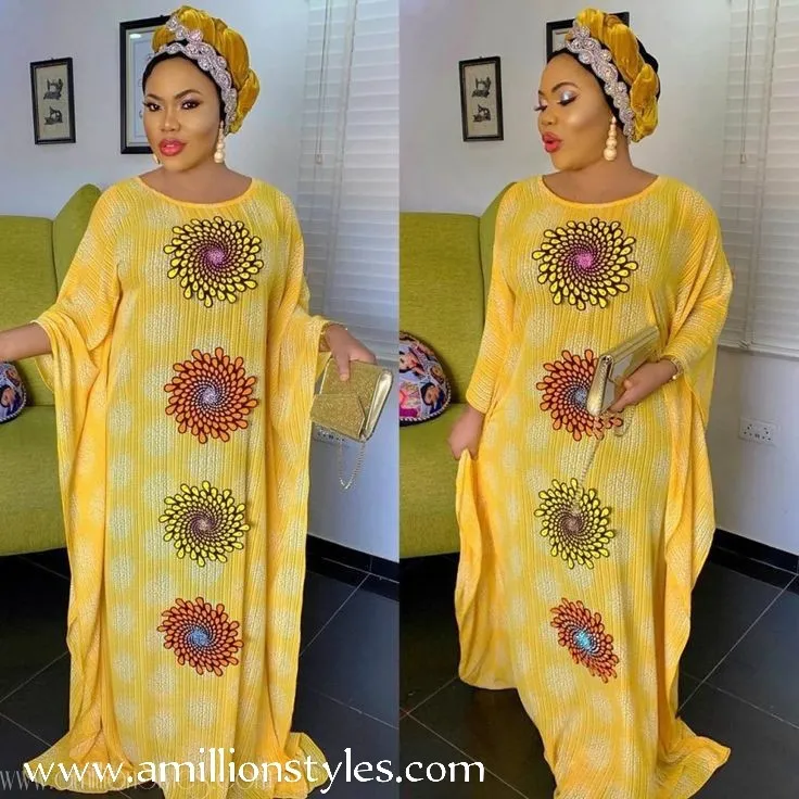 Chiffon Bubu Gown Styles for Ladies in 2022