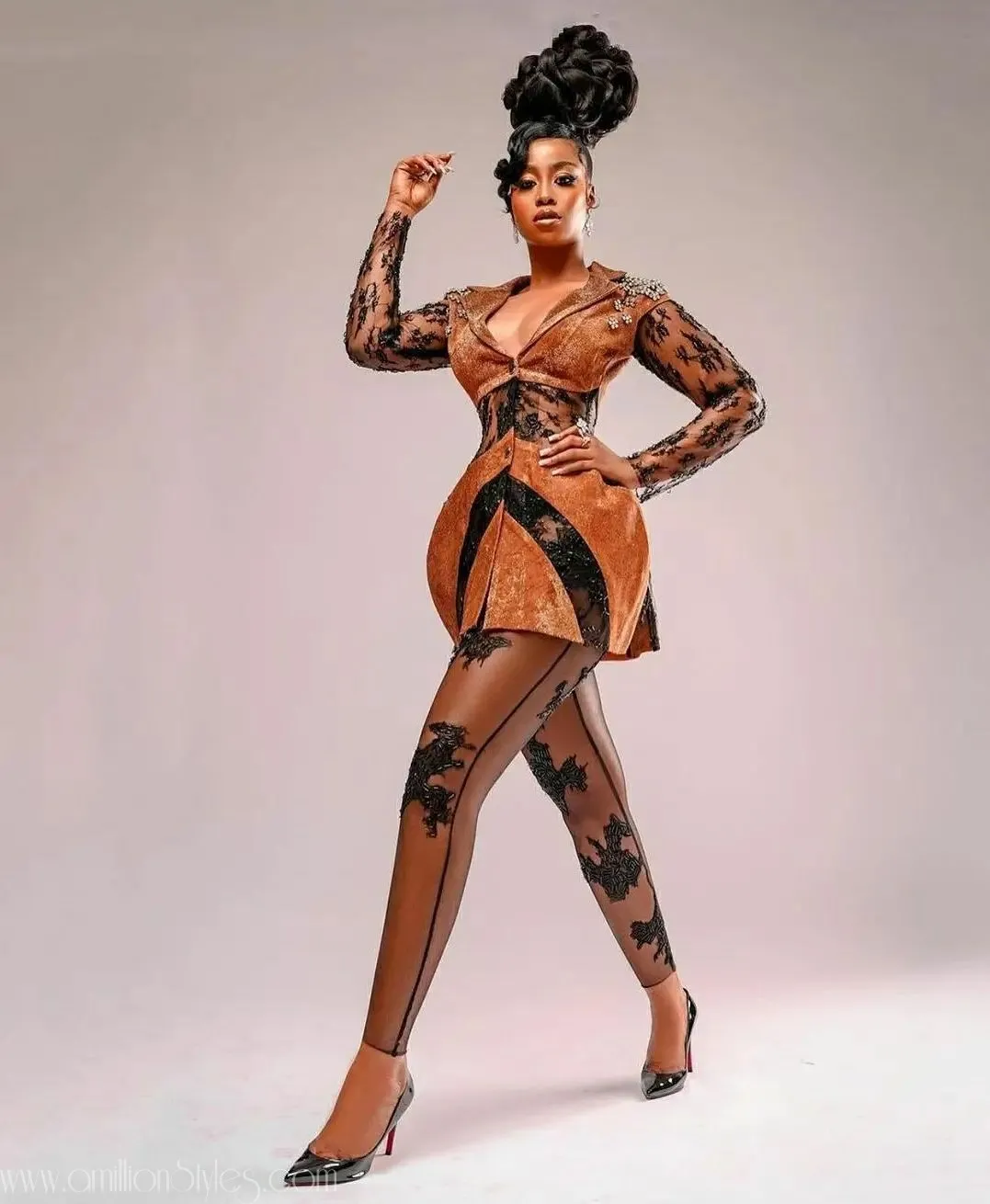 16 Times Nigerian Celebrities Wore Weiz Dhurm Franklyn