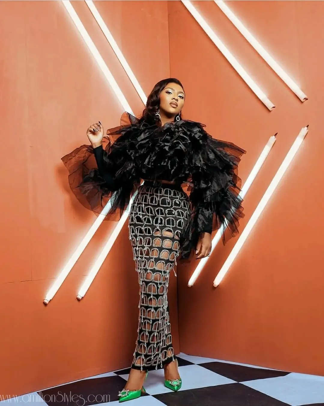 16 Times Nigerian Celebrities Wore Weiz Dhurm Franklyn
