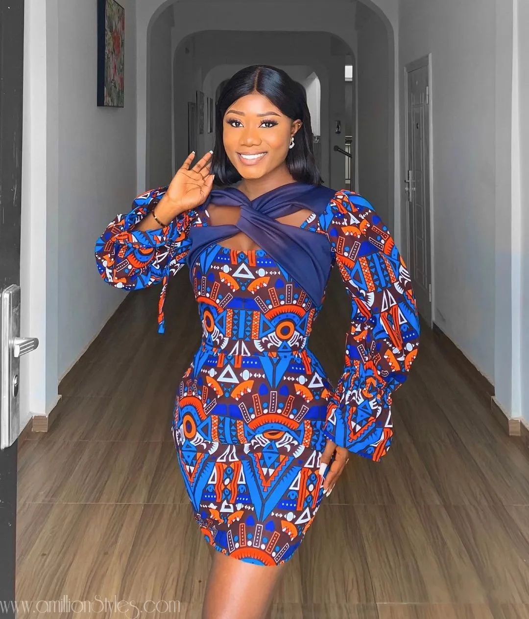 11 Lovely Short Ankara Styles For the Weekend