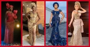 Exquisite Nigerian Lace Asoebi Styles-Volume 62
