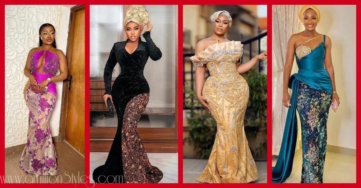 Exquisite Nigerian Lace Asoebi Styles-Volume 63