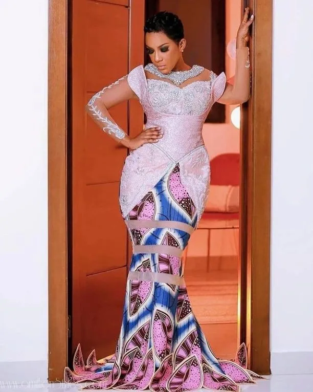 9 Simple But Cute Maxi (Long) Ankara Styles
