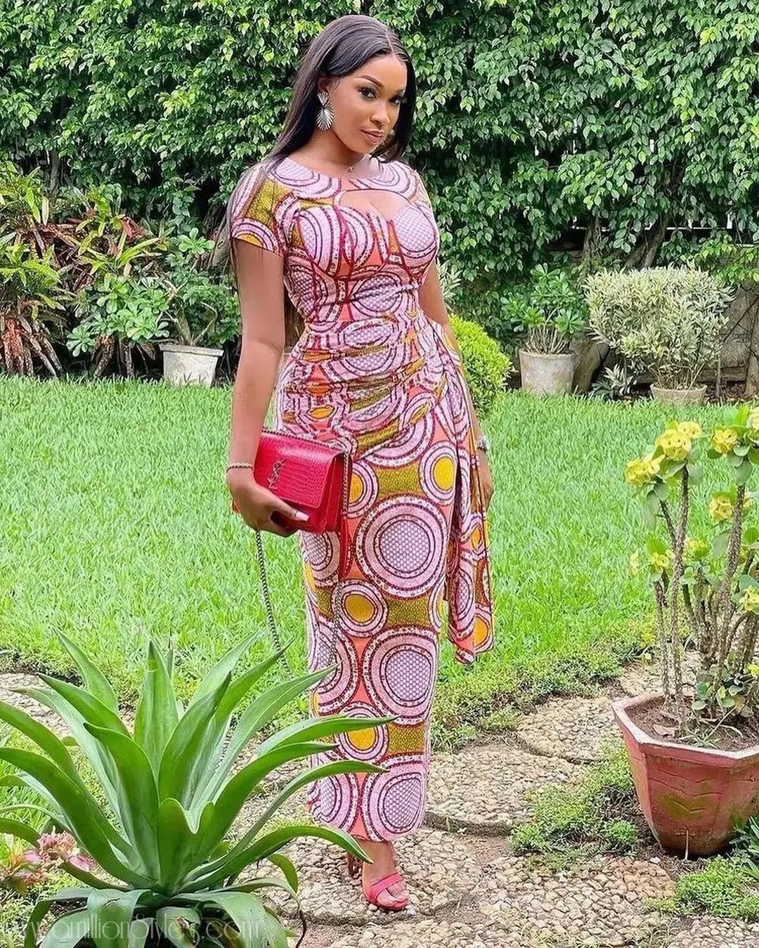 9 Simple But Cute Maxi (Long) Ankara Styles