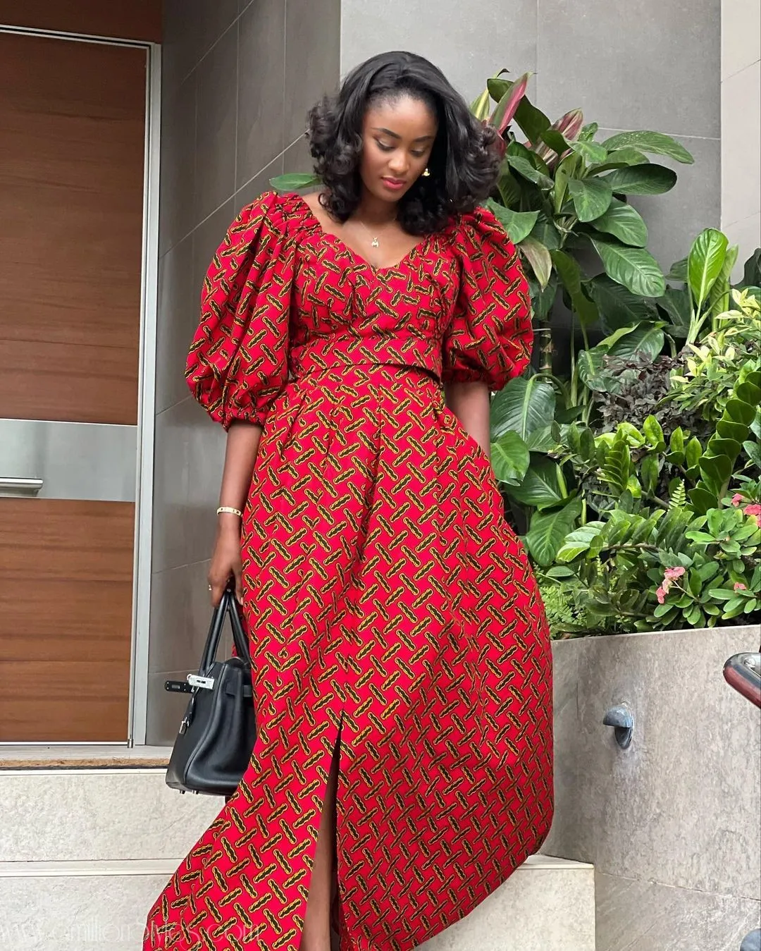 9 Simple But Cute Maxi (Long) Ankara Styles