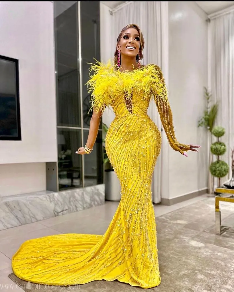 Trendy Gown Styles for Wedding Guests in Nigeria