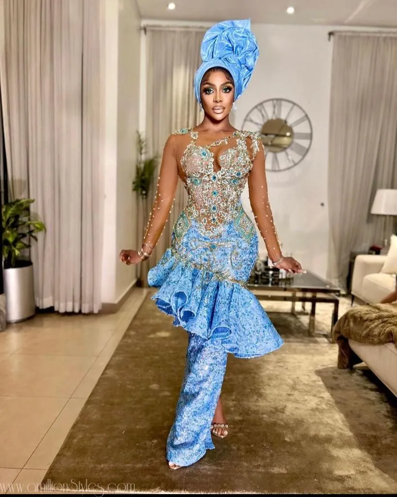 Trendy Gown Styles for Wedding Guests in Nigeria