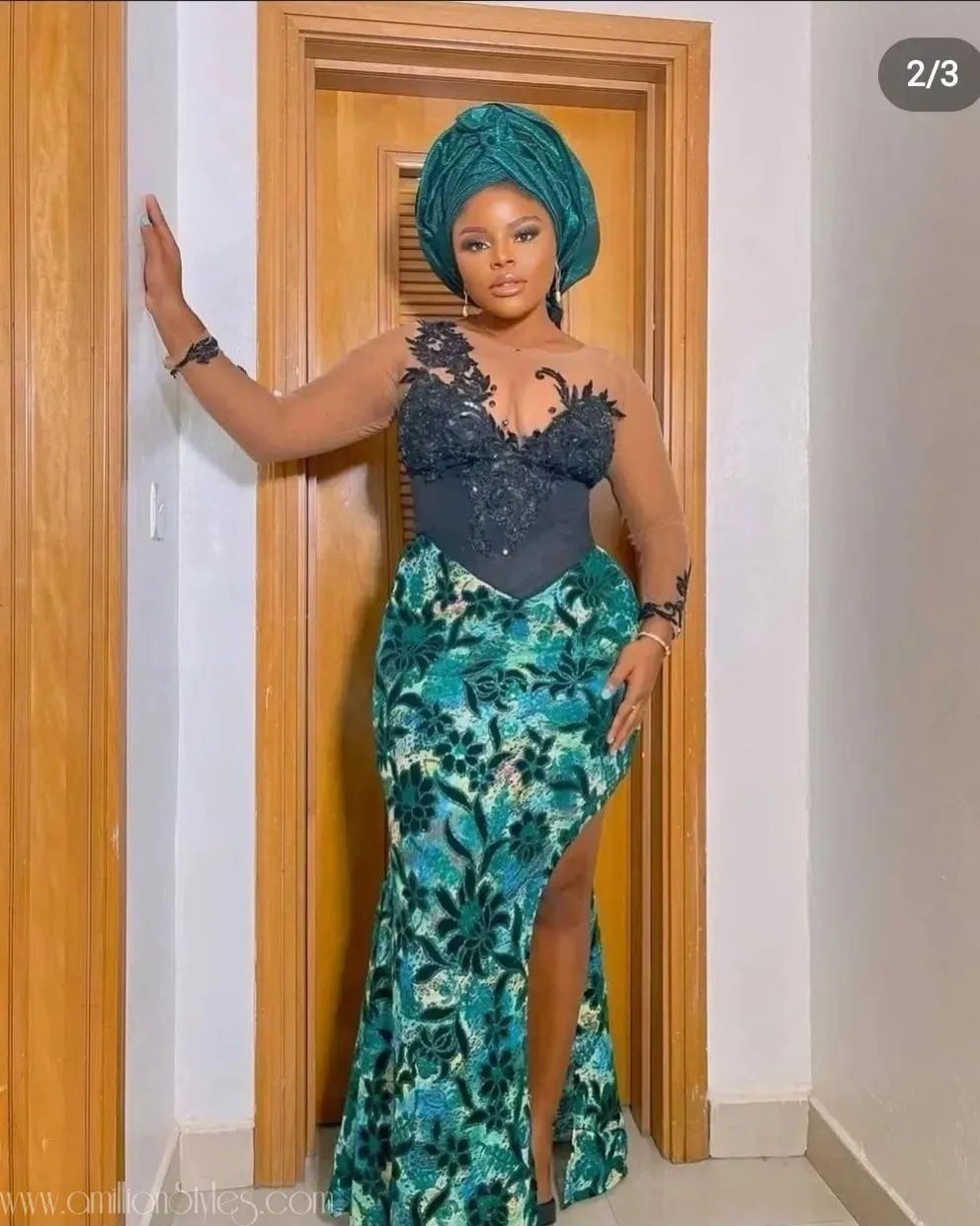 10 Green Lace Asoebi Styles For Owambe