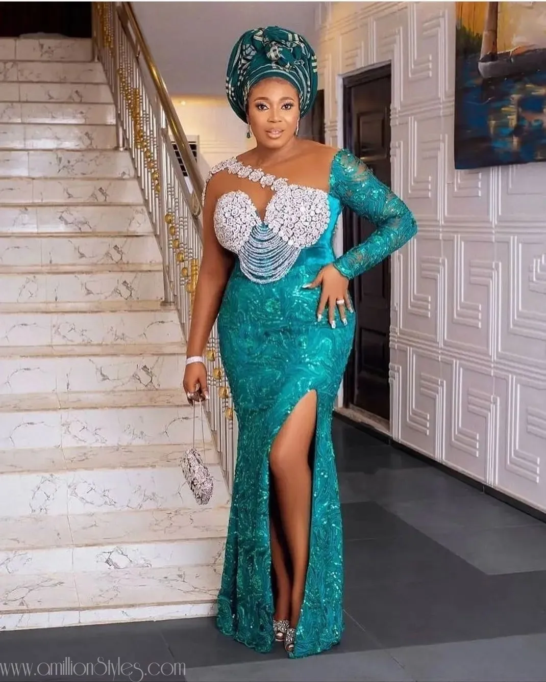 10 Green Lace Asoebi Styles For Owambe