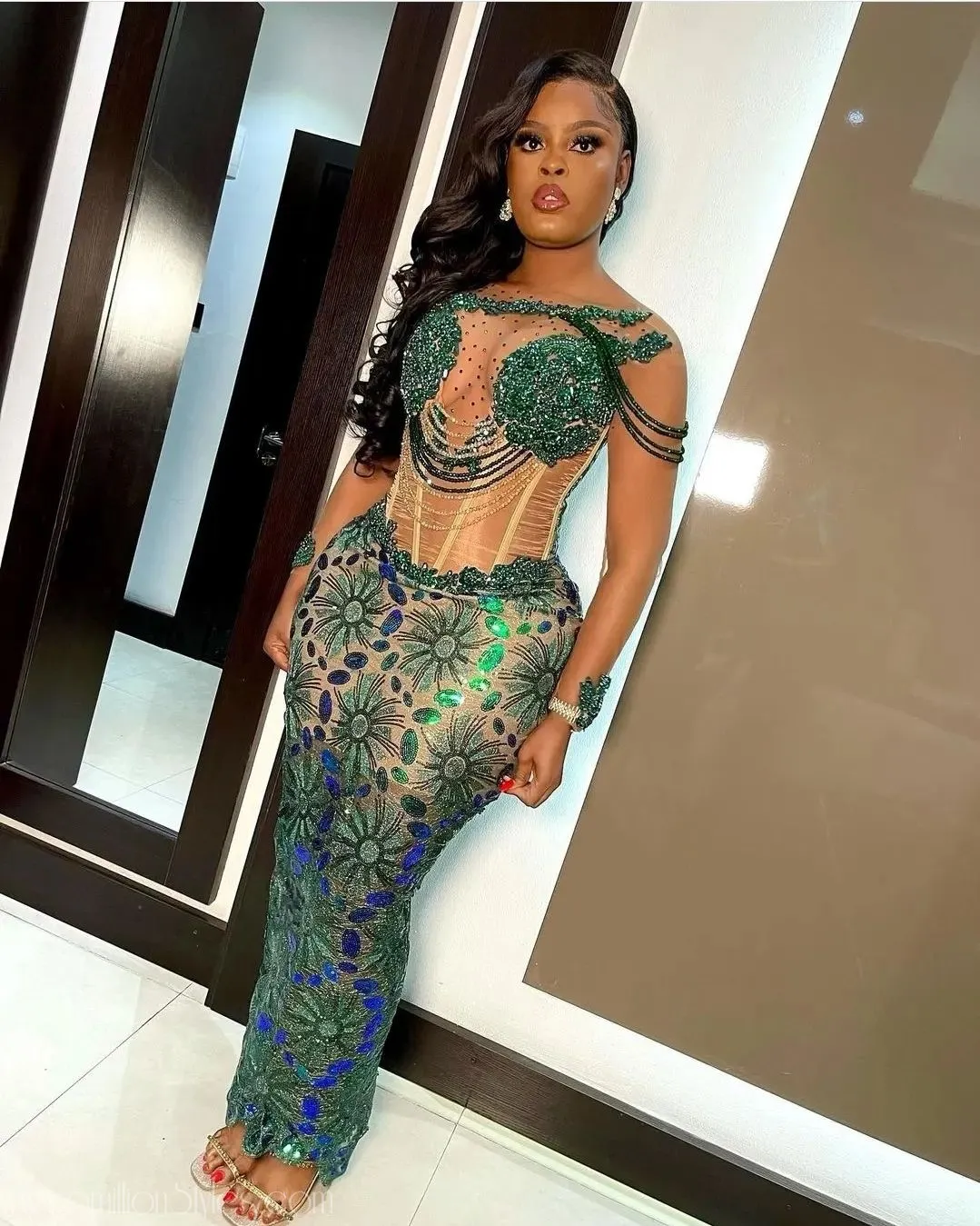 10 Green Lace Asoebi Styles For Owambe