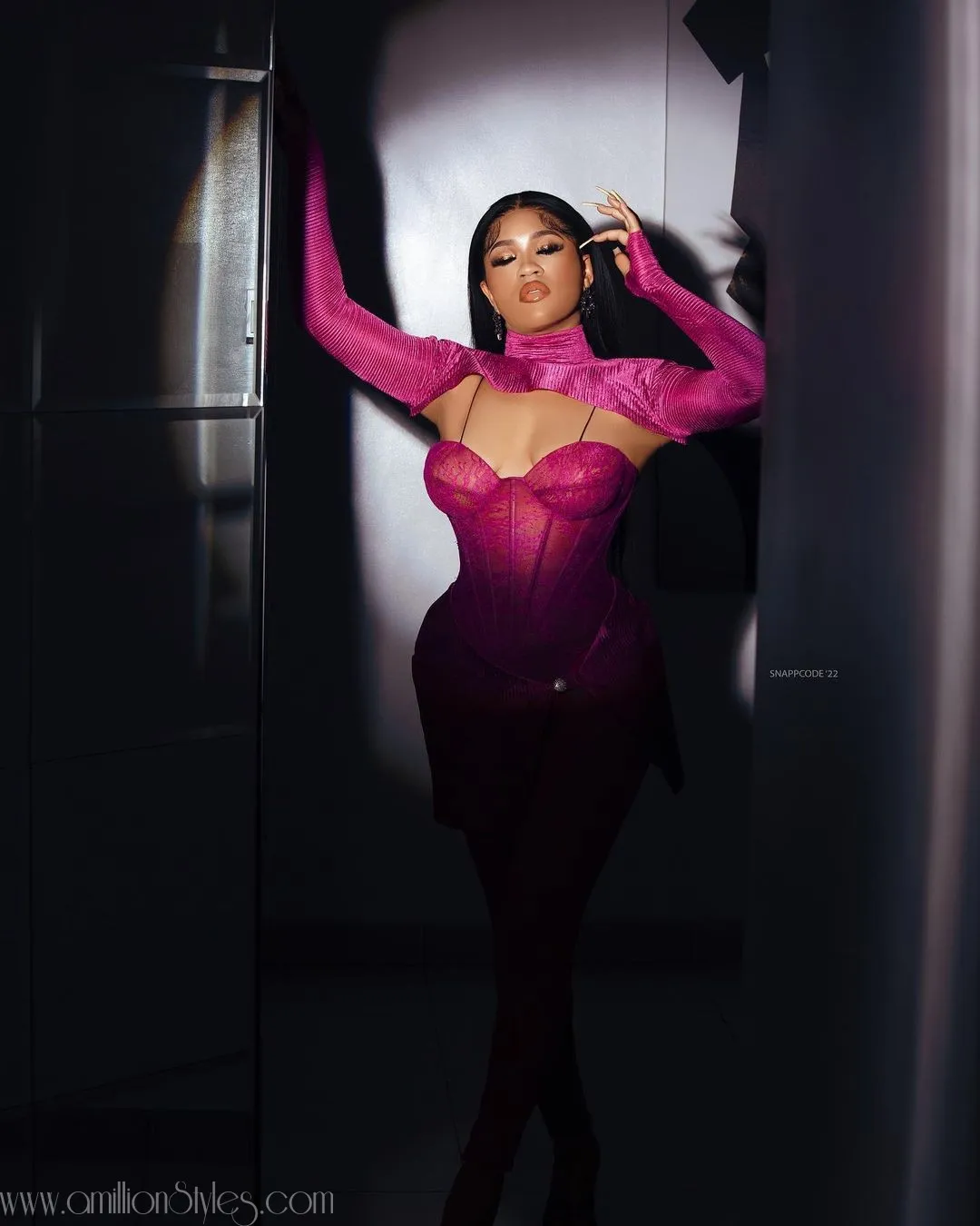Temsbaby Vs Diiadem, Who Wore This Lace Jumpsuit Better?
