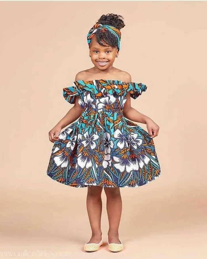 19+ Ankara Gown Styles For Children This Season 