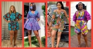 Beautiful Ankara Playsuit Styles for Ladies