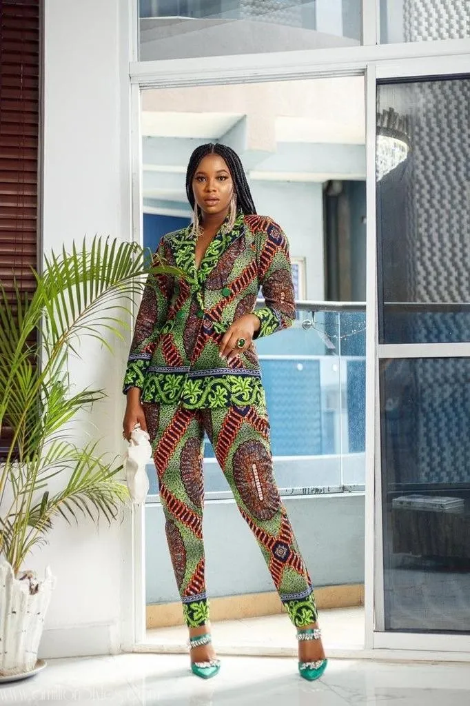 Ankara Two-Piece Outfit Styles in Trend for Ladies