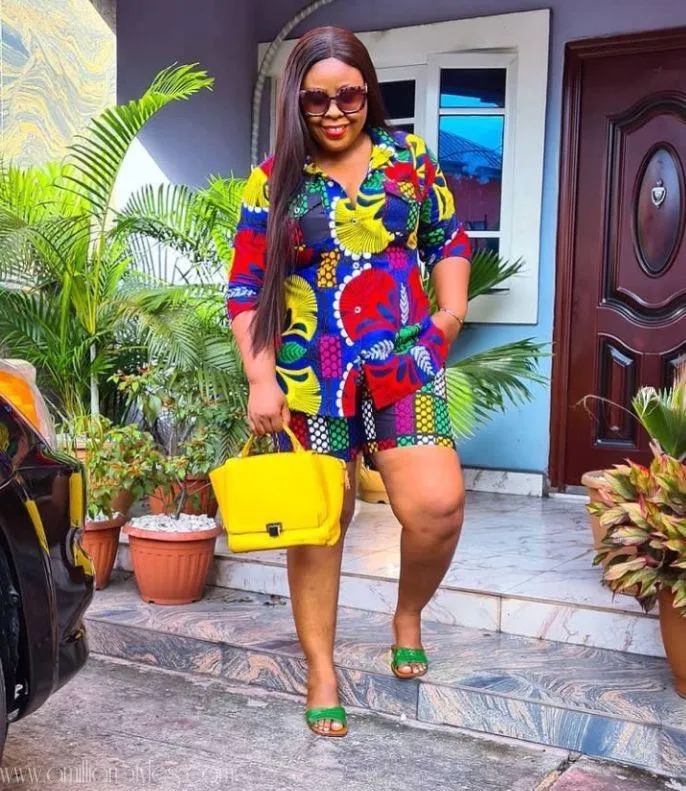 Ankara Two-Piece Outfit Styles in Trend for Ladies